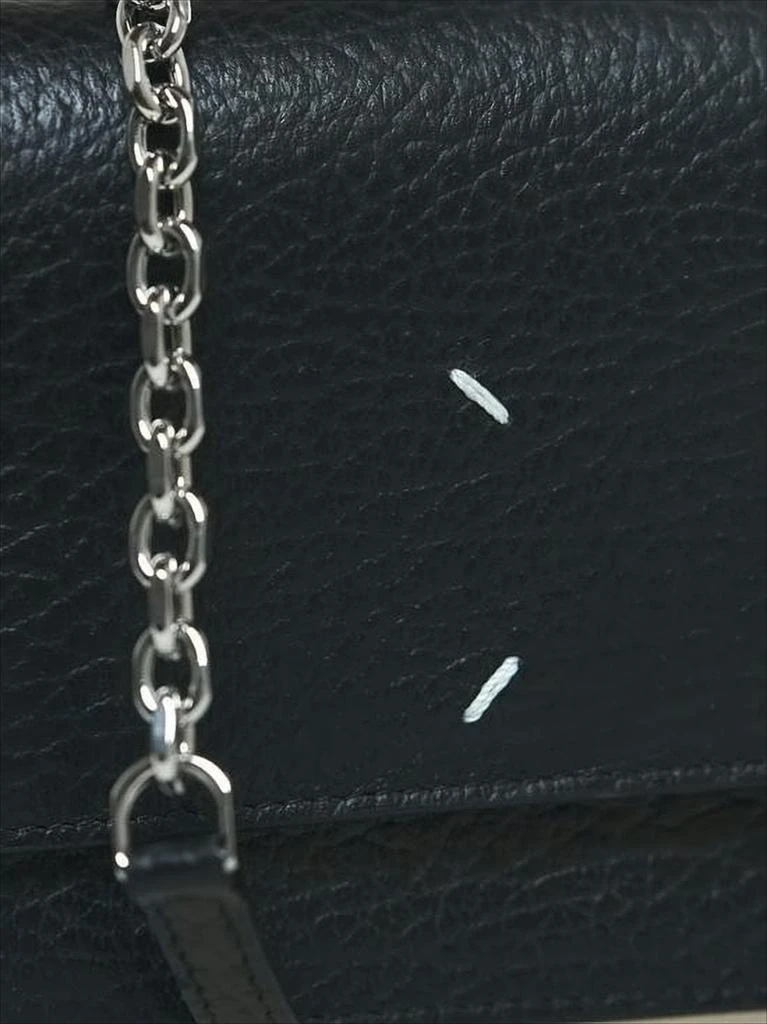 MAISON MARGIELA Rectangular Crossbody Wallet with Silver-tone Chain 5