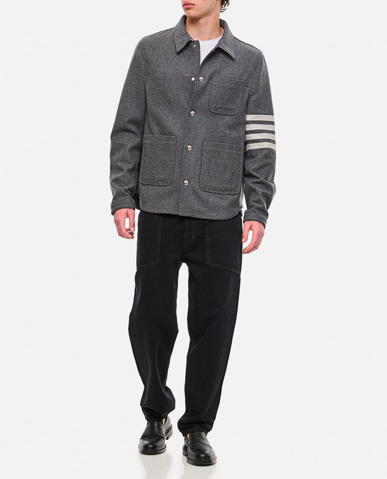 Thom Browne 4 Bar Utility Patch Pocket Jacket