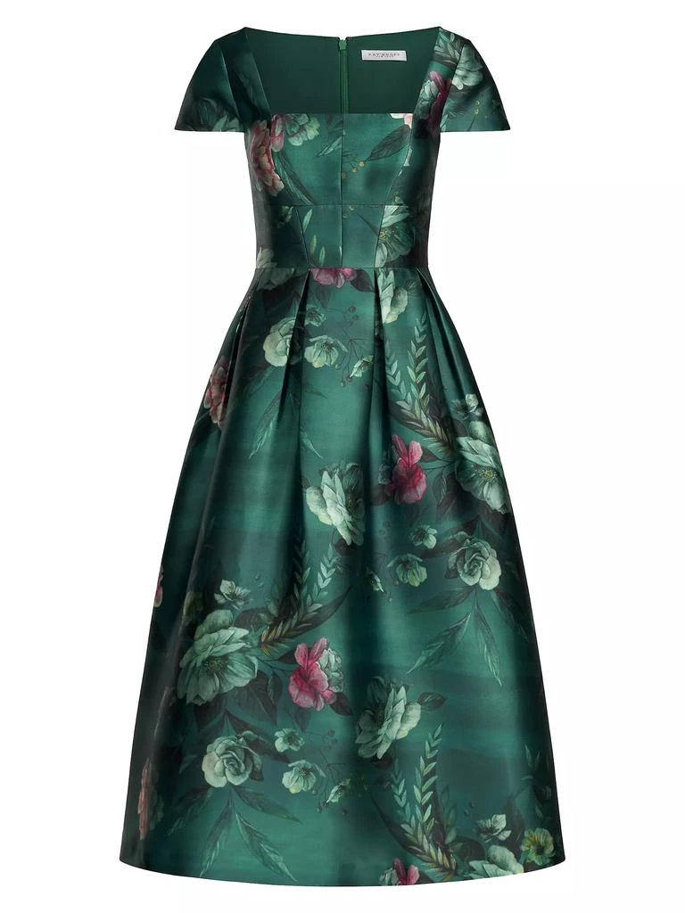Kay Unger Tierney Tea-Length Dress 1
