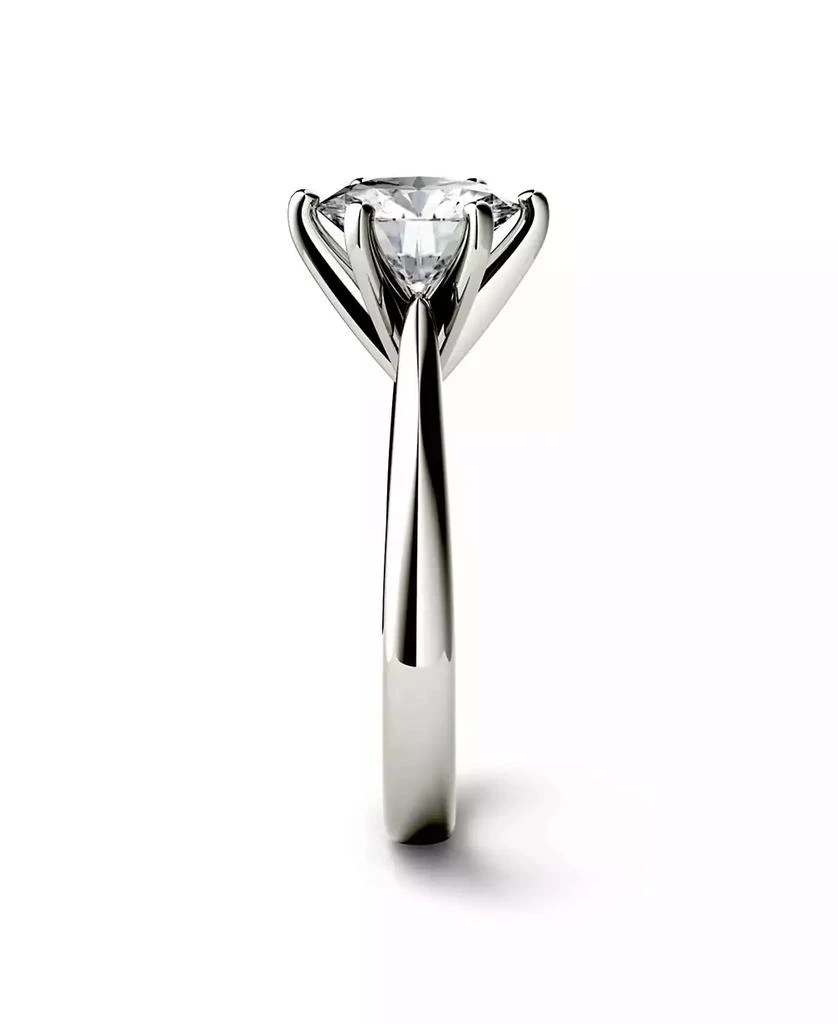 Charles & Colvard Moissanite Solitaire Engagement Ring 1-9/10 ct. t.w. Diamond Equivalent in 14k White, Yellow or Rose Gold 5
