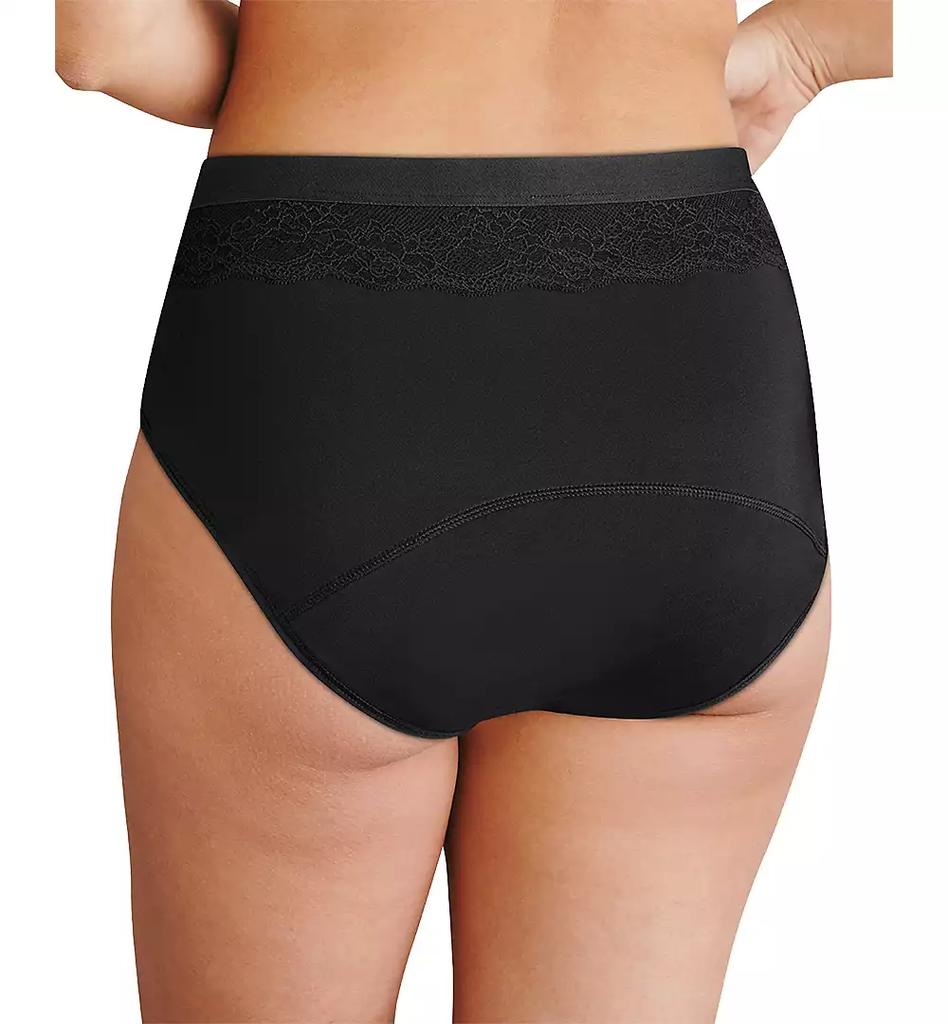Bali Women's Light Leak Protection Hi-Cut Brief Period Underwear DFLLH1