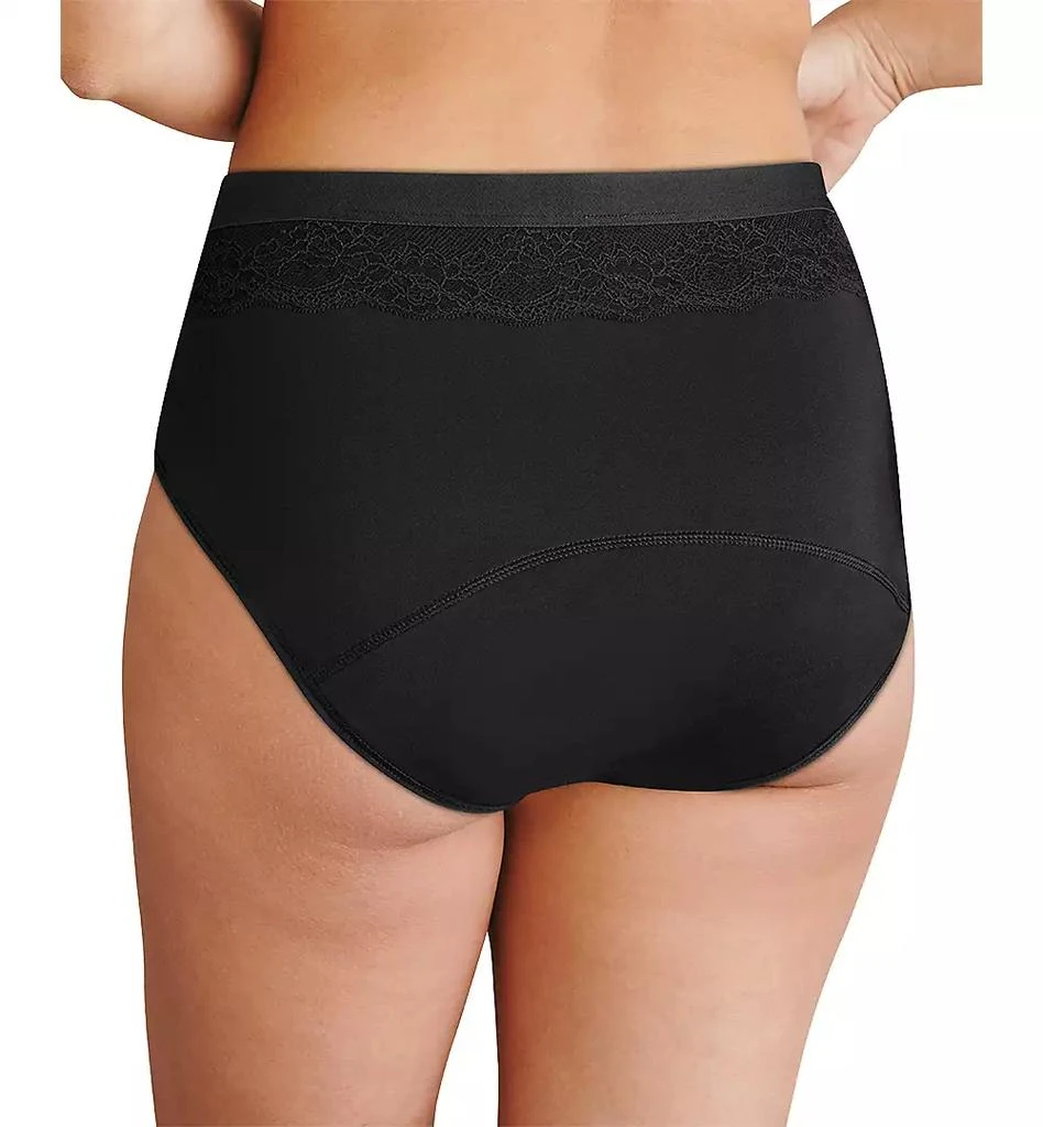 Bali Women's Light Leak Protection Hi-Cut Brief Period Underwear DFLLH1 2