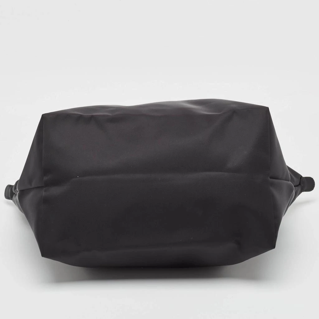 Longchamp Longchamp Black Nylon and Leather Large Le Pliage Tote 8