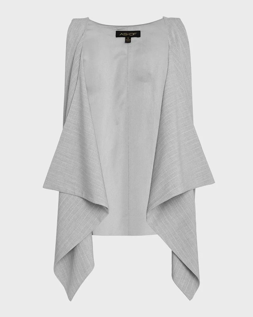 AS by DF Luxembourg Pinstripe Twill Vest 1