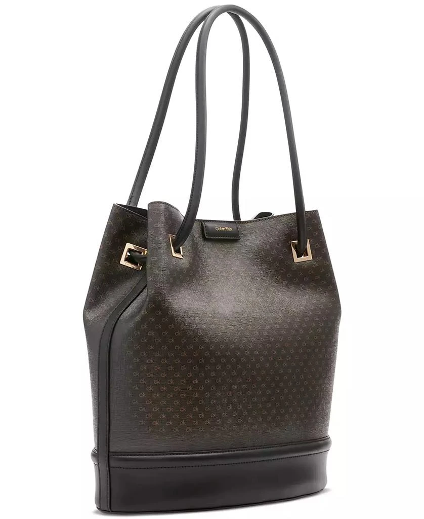Calvin Klein Ash Signature Tote with Magnetic Snap 4