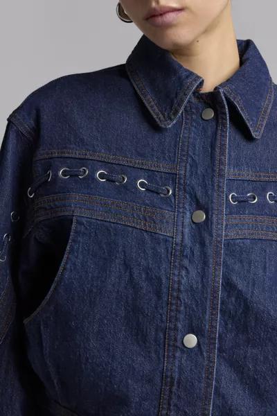 Silence + Noise Silence + Noise Hannah Western Denim Jacket