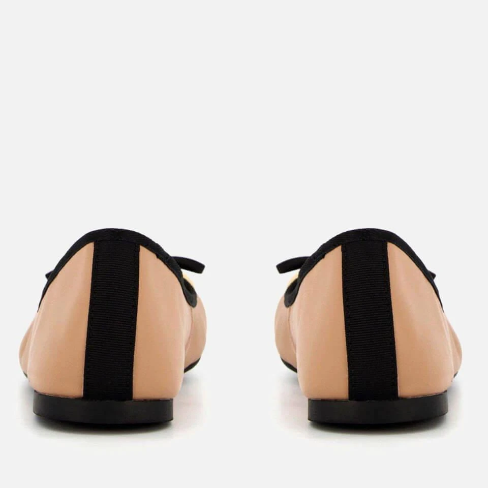 Dune DUNE LONDON WOMEN'S HARTLYN LEATHER BALLET FLATS 6
