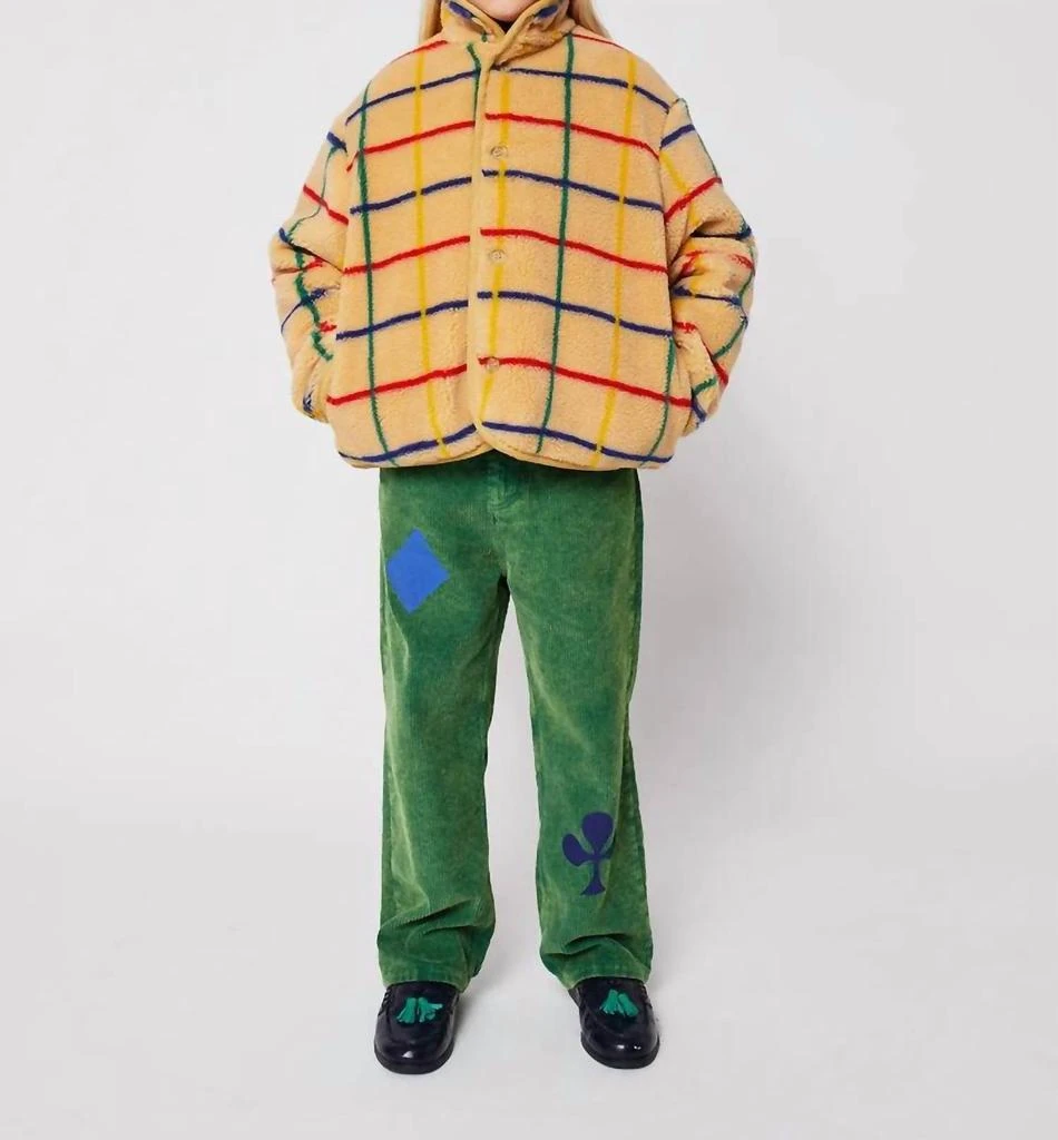 BOBO CHOSES Bobo Choses - Color Stripes Sheepskin Jacket 2