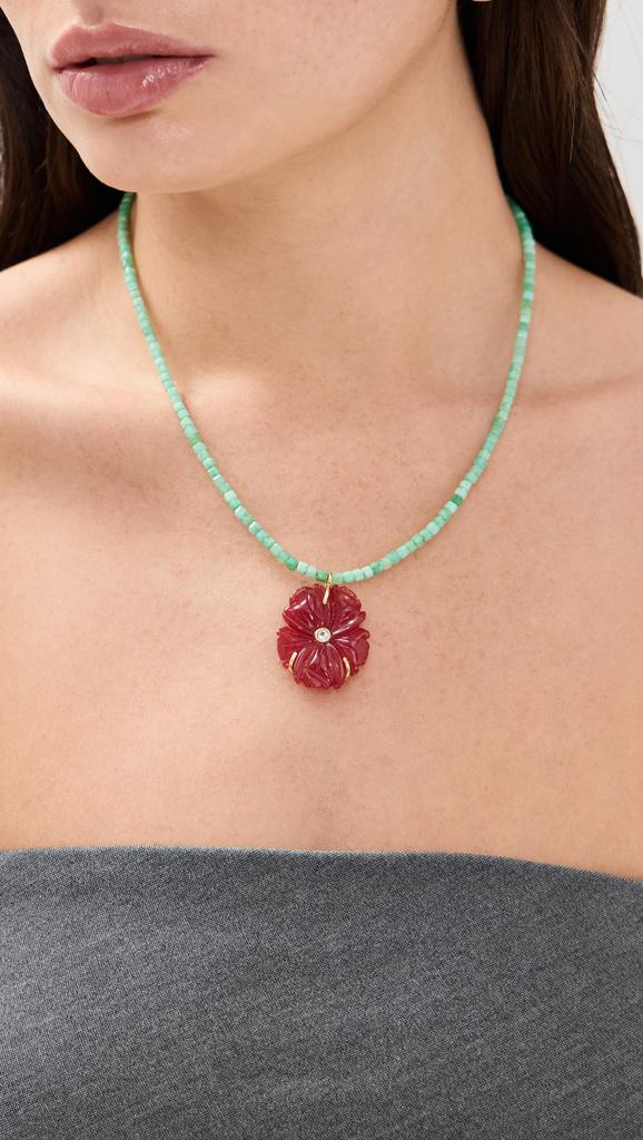 Lizzie Fortunato New Bloom Necklace In Poinsettia