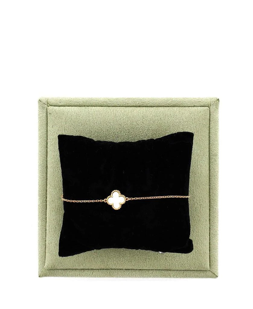 Pre-Owned Van Cleef 
Arpels Sweet Alhambra Bracelet 18K Gold and Mother of Pearl 4