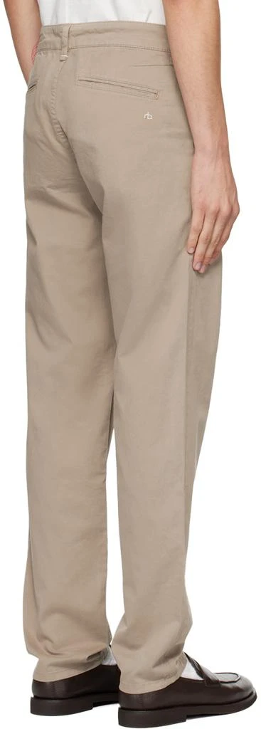 Rag & Bone Beige Standard Chino Trousers 3