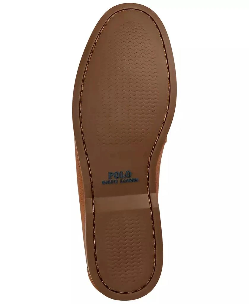 Ralph Lauren Bienne Tumbled Leather Boat Shoes 6
