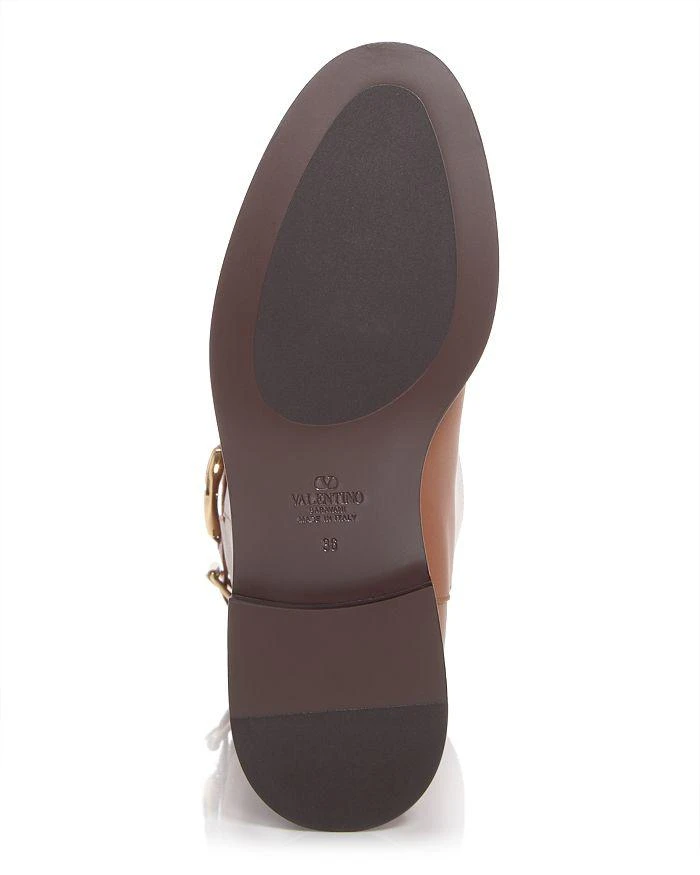 Valentino Women's Buckled Riding Boots 7