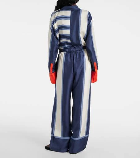 SIR. Dazed printed silk palazzo pants 3