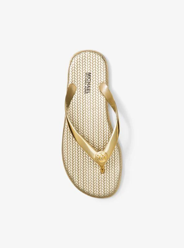Michael Kors Jet Set Metallic Jelly Flip-Flop 3
