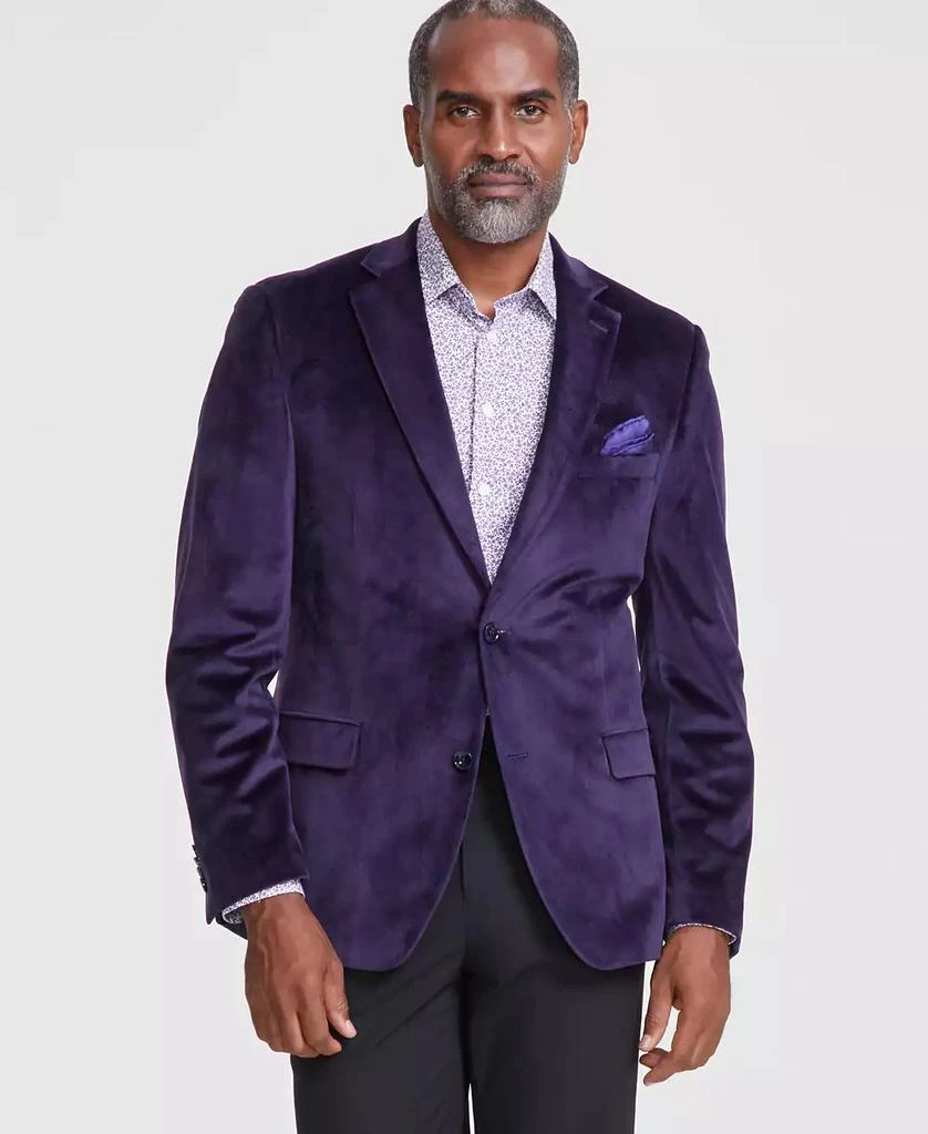 Alfani Men's Slim-Fit Solid Velvet Sport Coats, Created for Macy's 1