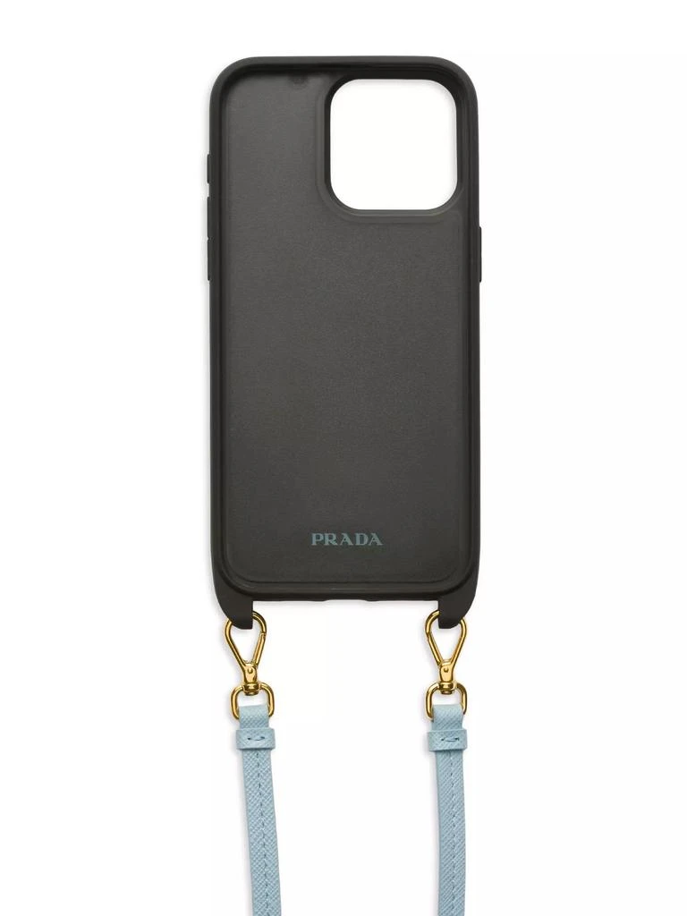 Prada Saffiano Leather Cover for Iphone 15 Pro Max 2