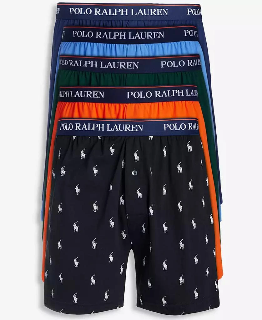 Ralph Lauren Men's 5-Pk. Classic Cotton Knit Boxers 1