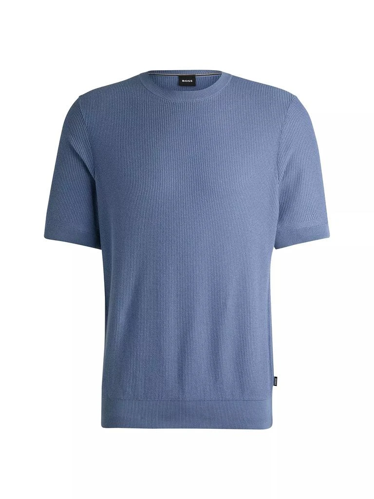 Hugo Boss Regular-Fit Sweater with Short Sleeves 1