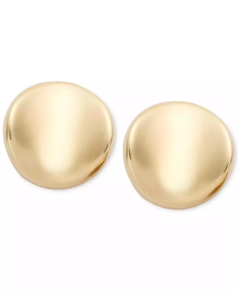 Macy
s Disc Stud Earrings in 14k Gold
