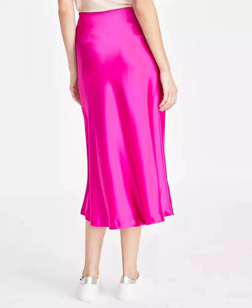 On 34th Women's A-Line Satin Midi Slip Skirt, Exclusively at Macy's 4