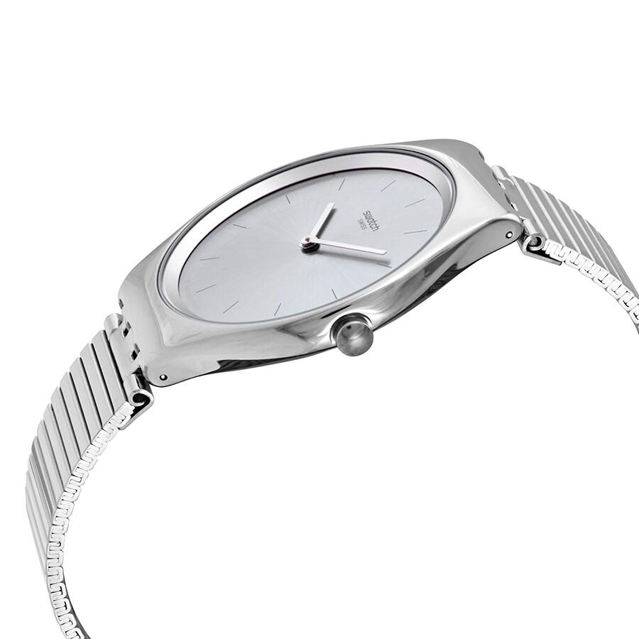 Swatch Skinpole Quartz Grey Dial Men's Watch SYXS103GG