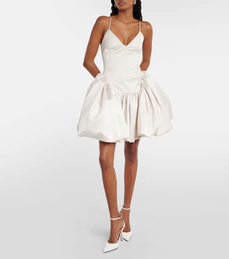 Danielle Frankel Bridal Estelle satin twill minidress