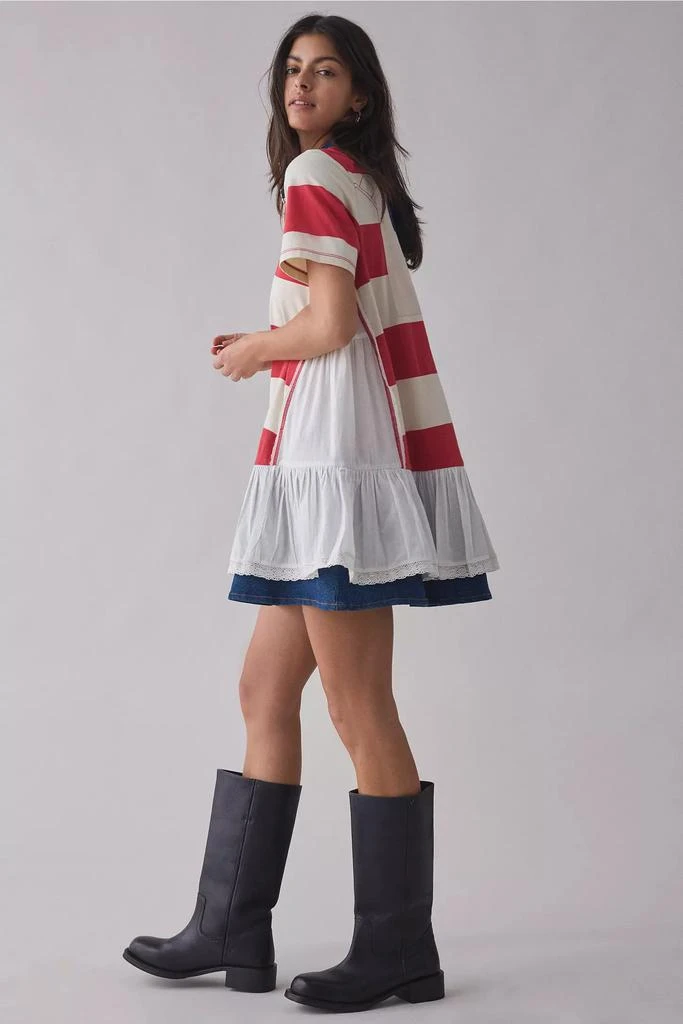 BDG BDG Busy Polo Tiered Shift Mini Dress 3
