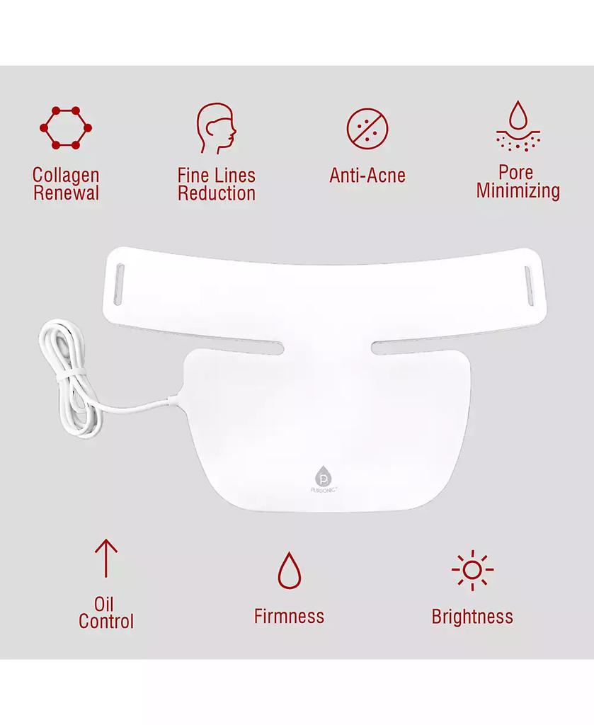 PURSONIC Total LED Light Therapy System: Eye Mask, Multi-Function Device & Neck Plate