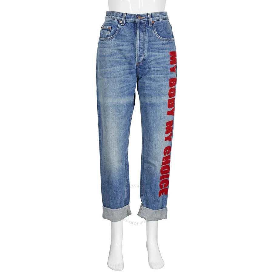 Gucci My Body My Choice Straight Leg Jeans 1