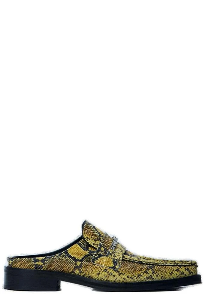 Martine Rose Martine Rose Square Toe Embossed Mules 1