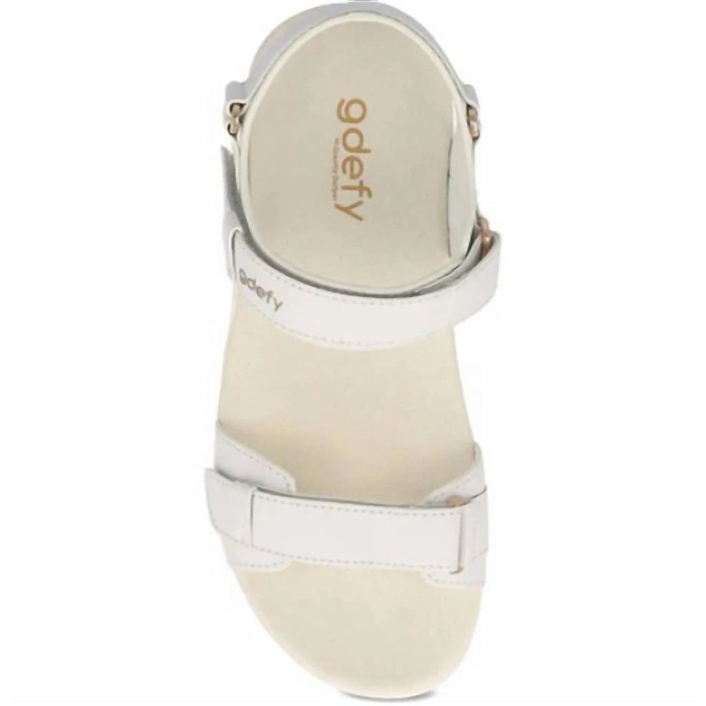 Gravity Defyer Women's Hilnor Sandals In White 4