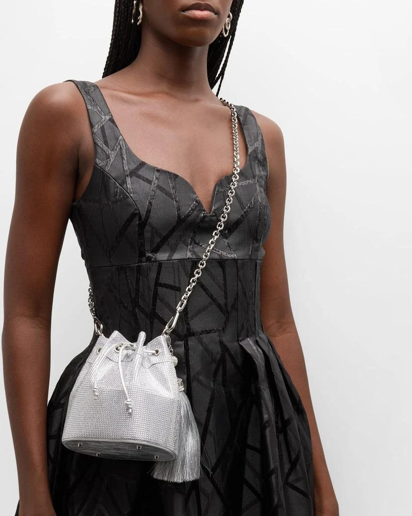 Judith Leiber Piper Medium Crystal Bucket Bag 2