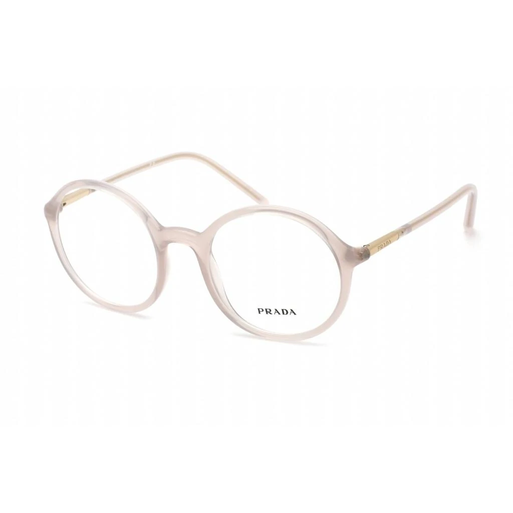 Prada Prada Unisex Eyeglasses - Transparent Grey Plastic Round Shape Frame | 0PR 09WV TWH1O1 1
