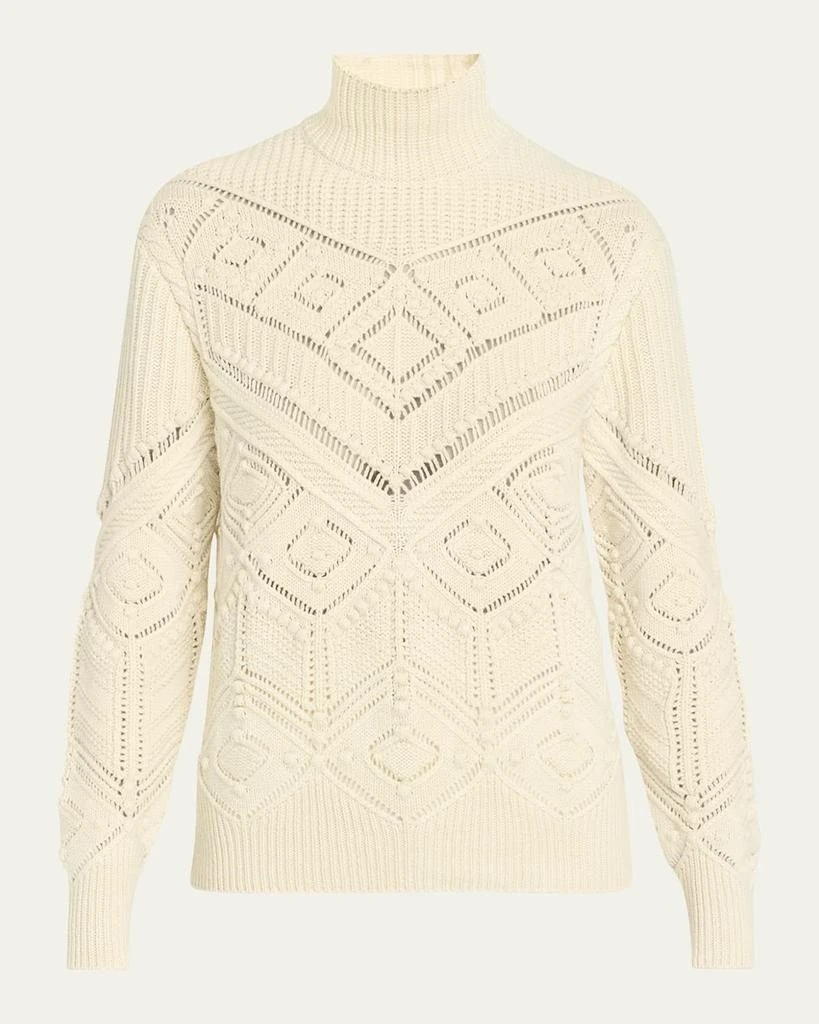 Loro Piana La Plagne Mock-Neck Cashmere Sweater