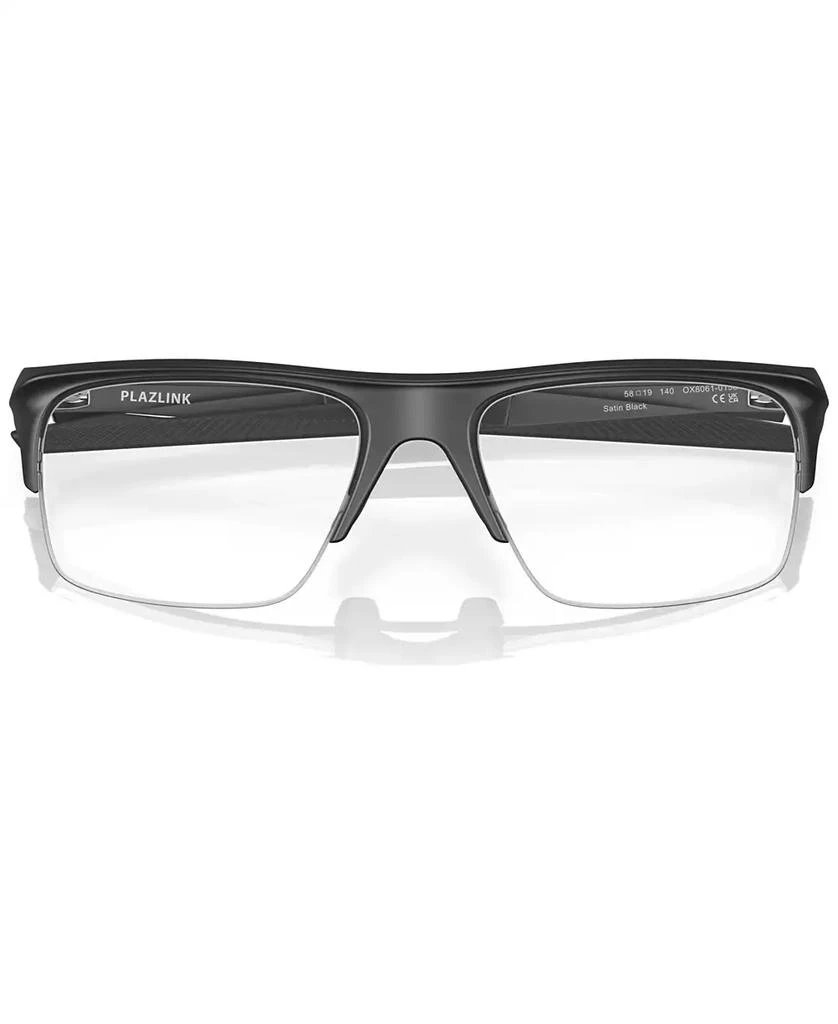 Oakley Men's Rectangle Eyeglasses, OX8061 58 5