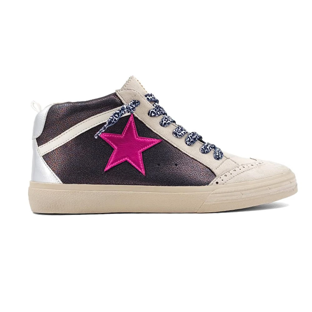 Shu Shop Paulina Metallic High Top Sneakers 1