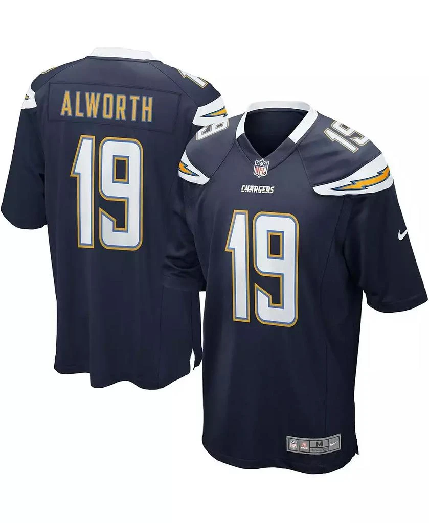 NIKE Men's San Diego Chargers Lance Alworth Navy Retired Player Game Jersey 1