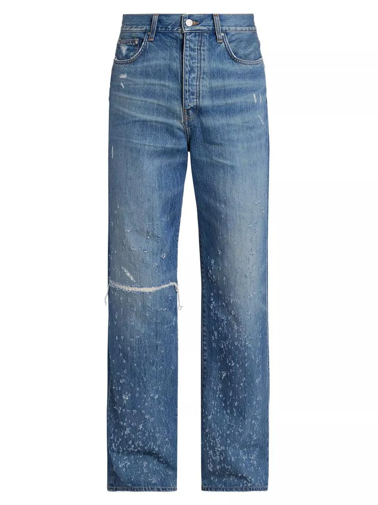 AMIRI Shotgun Distressed Straight-Leg Jeans 1
