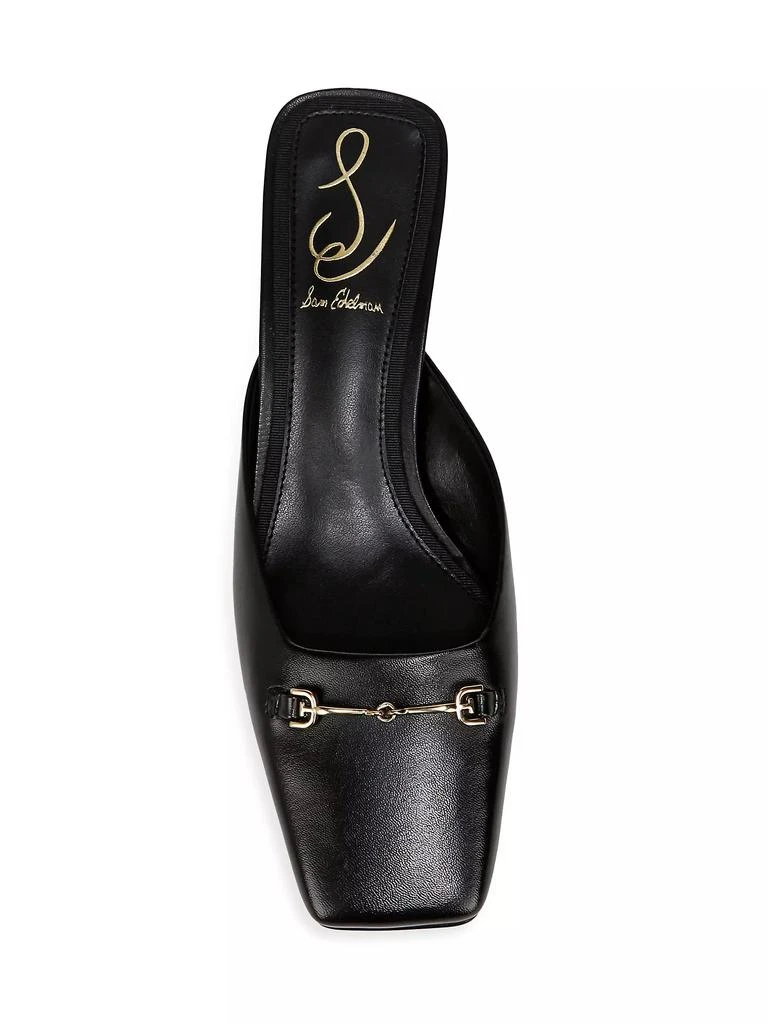 Sam Edelman Ollie Riding Bit-Detailed Leather Mules 4