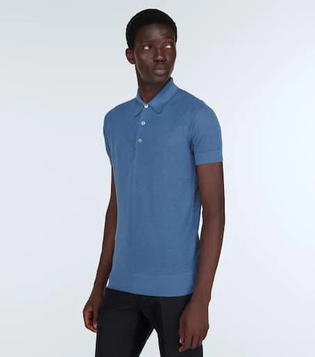Tom Ford Cotton and silk polo shirt 3