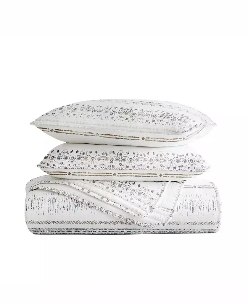 IENJOY HOME Relic Stripe Reversible 2-Pc. Quilt Set 4