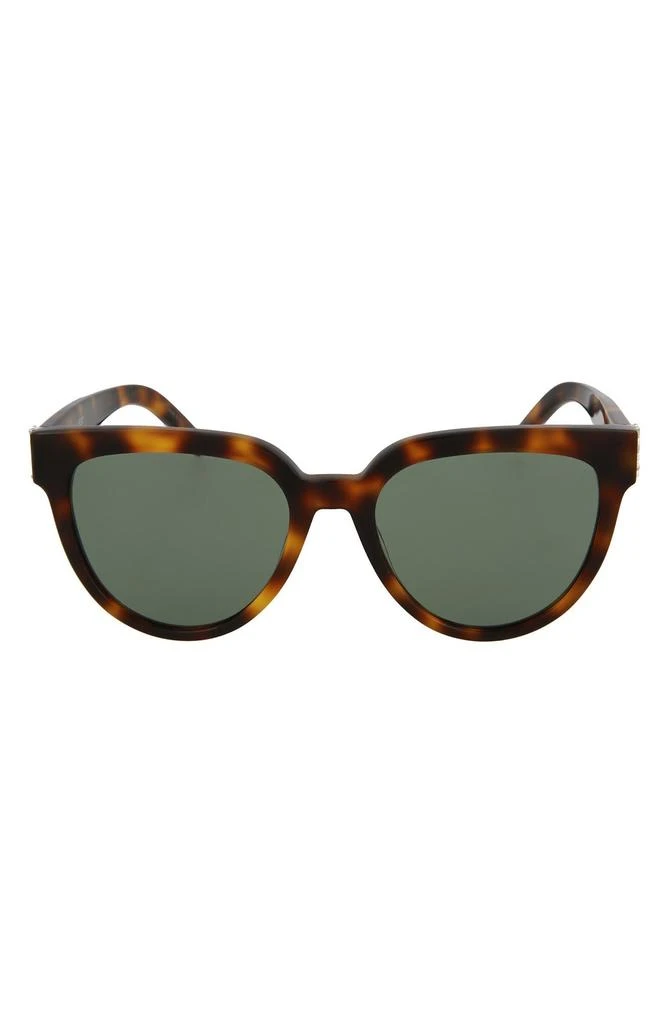 Saint Laurent 54mm Cat Eye Sunglasses havana green SAINT LAURENT SL515 003 WOMEN HAVANA GREEN CAT EYE  main image 4