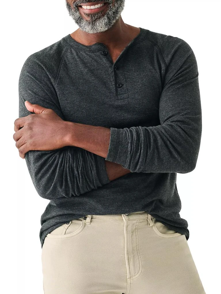 Faherty Brand Cloud Henley Shirt 1