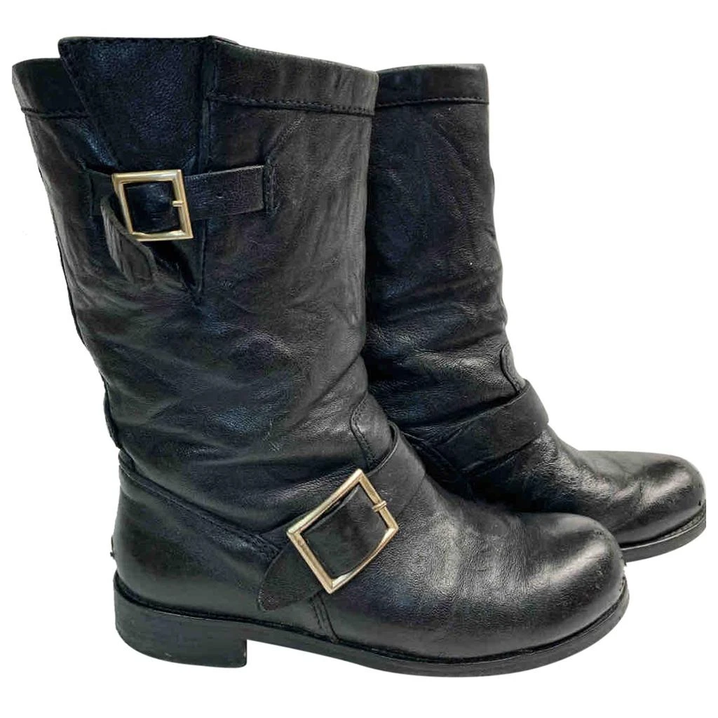 Jimmy Choo Jimmy Choo Leather biker boots 1