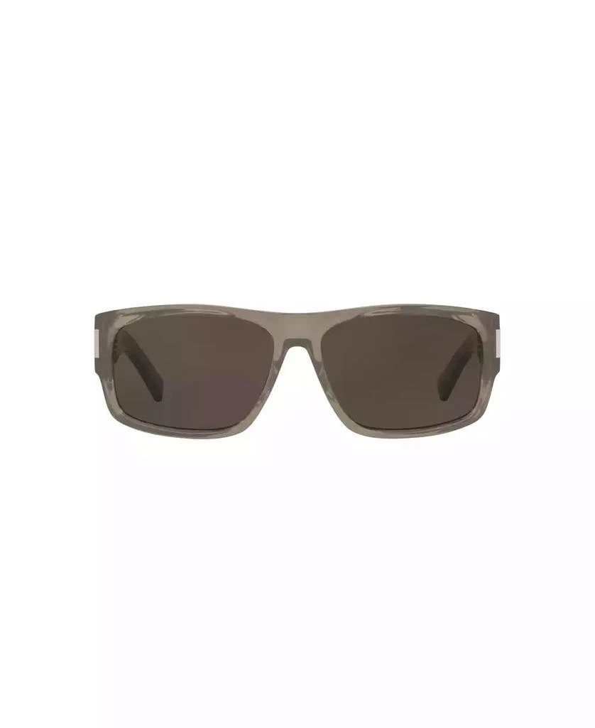 Yves Saint Laurent Men
s Rectangle Sunglasses, SL 689 YS000575 2