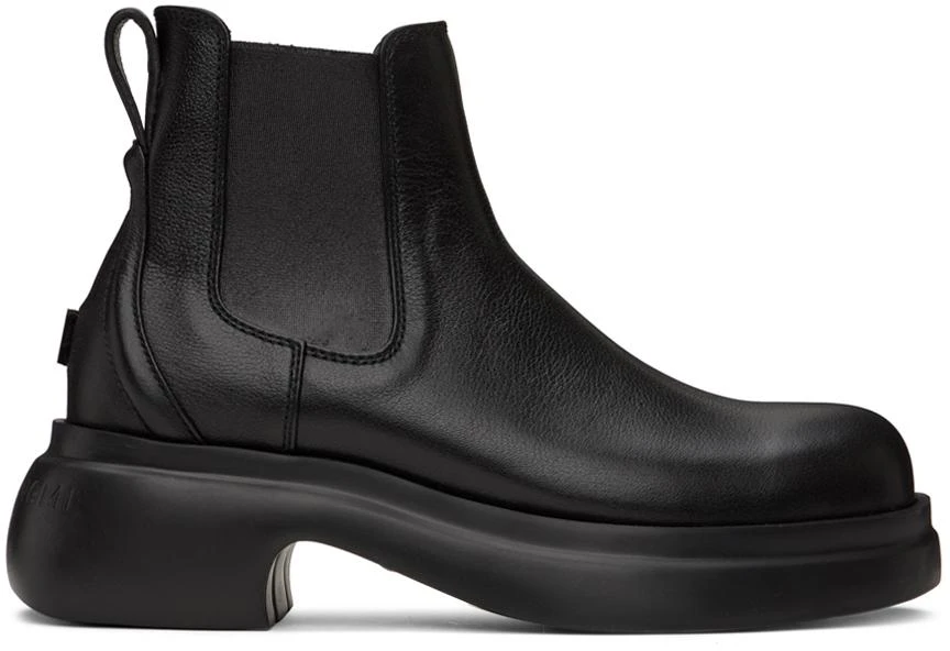Wooyoungmi Black Logo Plaque Chelsea Boots 1