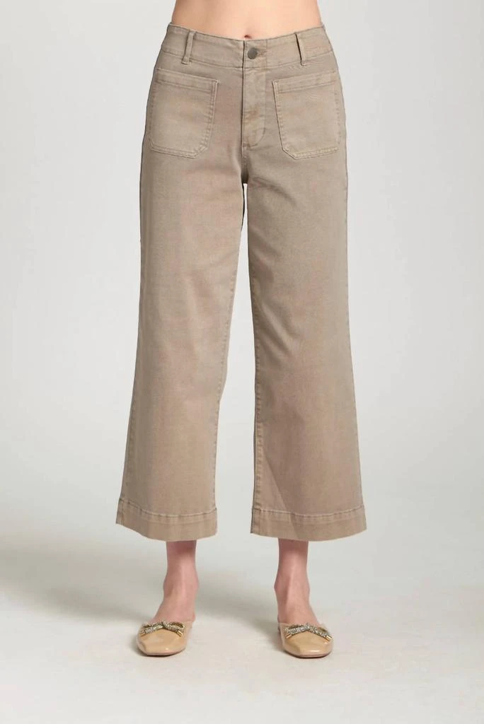 A.N.A A.N.A - Crop Wide Leg Patch Pocket Pant