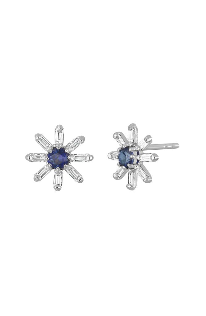 Bony Levy El Mar Sapphire & Diamond Stud Earrings - 1.54ct.