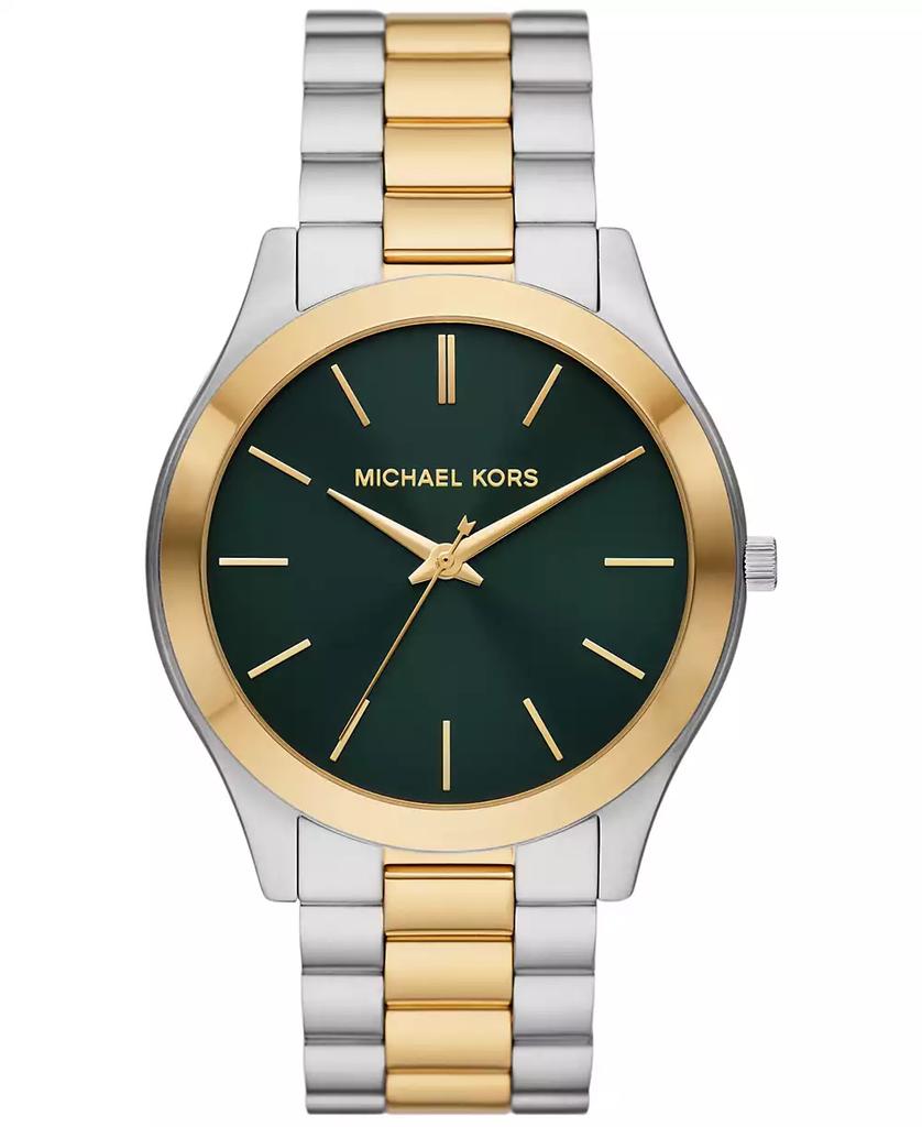 michael kors three tone watch